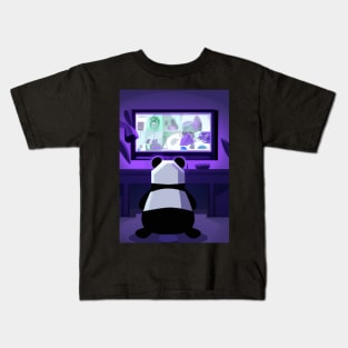 Gaming Panda Kids T-Shirt